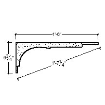 Side View image of Plaster Cove Molding – DC506-235B