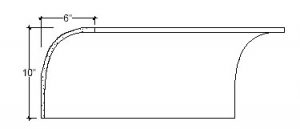 2D View of Plaster Cove Molding – DC510-270 2D View image of Plaster Cove Molding – DC510-270