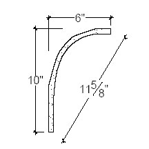 Side View of Plaster Cove Molding – DC510-270 Side View image of Plaster Cove Molding – DC510-270