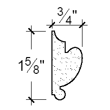 Side View image of Plaster Panel – 401-406