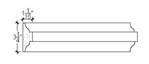 2D View image of Plaster Panel – 403-257