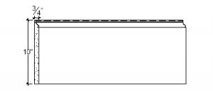 2D View image of Plaster Panel – 410-413