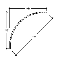 Side View image of Plaster Cove Molding – 529-121