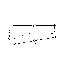 Side View image of Plaster Panel – DC401-417