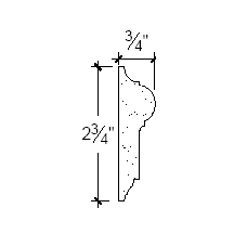 Side View image of Plaster Panel – DC402-415