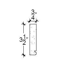 Side View image of Plaster Panel – DC403-307