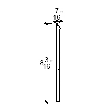 Side View image of Plaster Panel – DC406-223