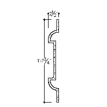 Side View image of Plaster Panel – DC419-423