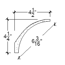 Side View image of Plaster Cove Molding – DC504-121D