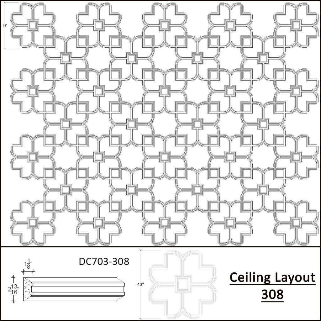 image of Ceiling Layout 308