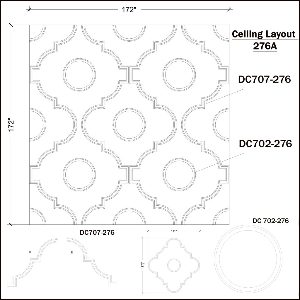 image of Ceiling Layout 276A