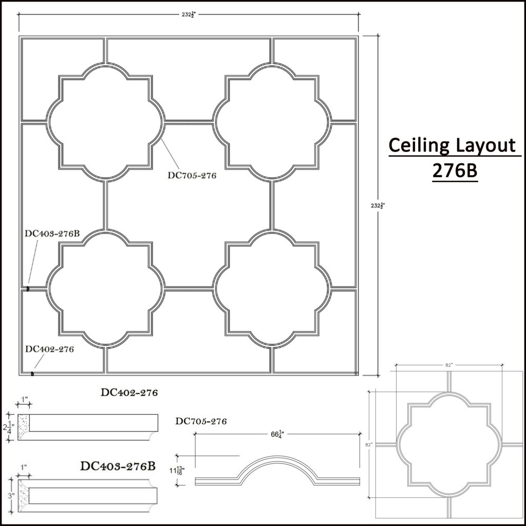 image of Ceiling Layout 276B