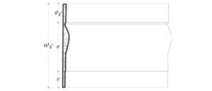 2D View image of Plaster Panel – DC415-488B