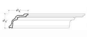 2D View of PLASTER COVE MOULDING – DC504-522 2D View image of PLASTER COVE MOULDING – DC504-522