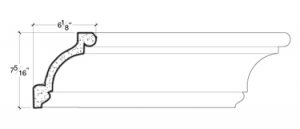 2D View of PLASTER COVE MOULDING – DC507-526 2D View image of PLASTER COVE MOULDING – DC507-526