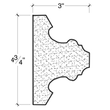 Side View of PLASTER PANEL – DC404-468 Side View image of PLASTER PANEL – DC404-468