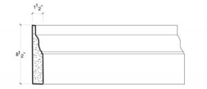 2D View image of PLASTER PANEL – DC408-492
