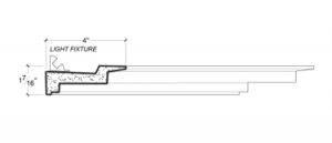 2D View image of PLASTER COVE LIGHTING – DC501-536