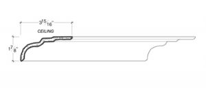2D View of PLASTER COVE MOULDING – DC501-537 2D View image of PLASTER COVE MOULDING – DC501-537