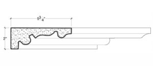 2D View of PLASTER COVE MOULDING – DC502-538 2D View image of PLASTER COVE MOULDING – DC502-538
