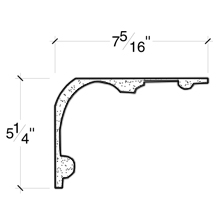 Side View image of PLASTER COVE MOULDING – DC505-491