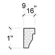 Side View image of PLASTER PANEL – DC401-559