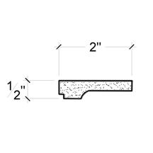 Side View image of PLASTER CROWN MOULDING – DC501-558