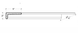 2D View image of PLASTER CROWN MOULDING – DC502-428