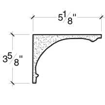 Side View image of PLASTER COVE MOULDING – DC503-455