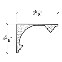 Side View image of PLASTER CROWN MOULDING – DC504-430