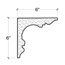 Side View of PLASTER COVE MOULDING – DC506-451 Side View image of PLASTER COVE MOULDING – DC506-451