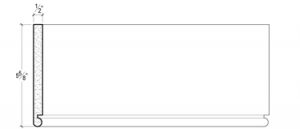 2D View image of PLASTER PANEL – DC405-307B