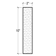 Side View image of PLASTER PANEL – DC410-165C