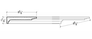 2D View image of PLASTER CROWN MOULDING – DC501-533