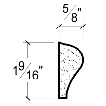 Side View image of PLASTER PANEL – DC401-580