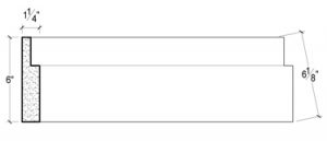 2D View image of PLASTER PANEL – DC406-382C