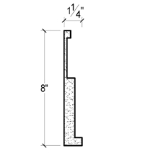 Side View of PLASTER PANEL – DC408-358 Side View image of PLASTER PANEL – DC408-358