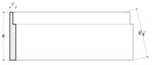 2D View image of PLASTER PANEL – DC408-382