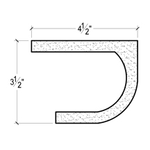 Side View image of PLASTER COVE LIGHTING – DC503-587