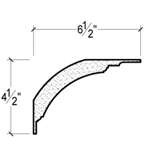 Side View image of PLASTER COVE MOULDING – DC504-581