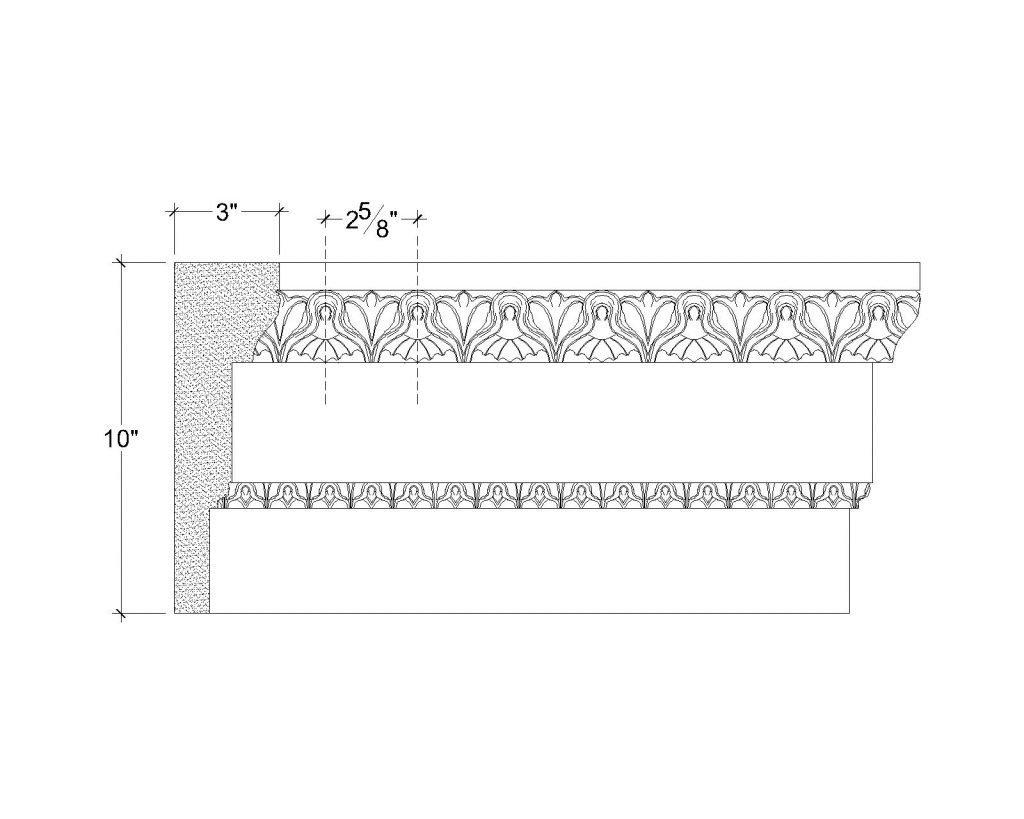 PLASTER FRIEZE MOULDING – DC510-477