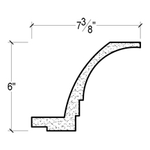 Side View image of PLASTER COVE LIGHTING – DC506-562