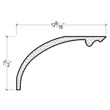 Side View image of PLASTER COVE MOULDING – DC511-555A