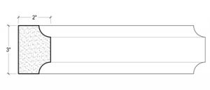 2D View image of PLASTER PANEL – DC403-276D