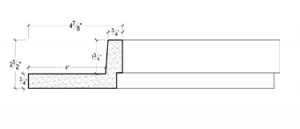 2D View image of PLASTER COVE LIGHTING – DC502-284D