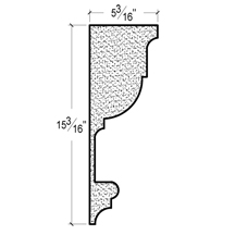 Side View image of Plaster Frieze Moulding DC515-486