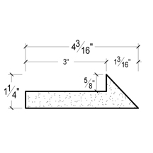 Side View image of Plaster Cove Lighting – DC501-653