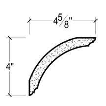 Side View image of Plaster Crown Moulding – DC504-657