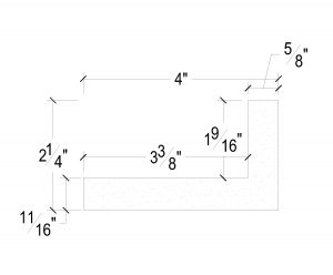 Side View image of Plaster Cove Lighting – DC502-284J