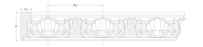 image of Plaster Crown Moulding – DC505-079